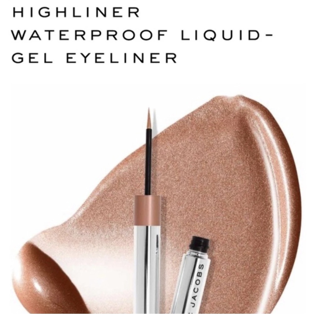 MARC JACOBS Highliner Metallic Liquid Gel Liner Eyeliner STAR MAGIC Rose Gold